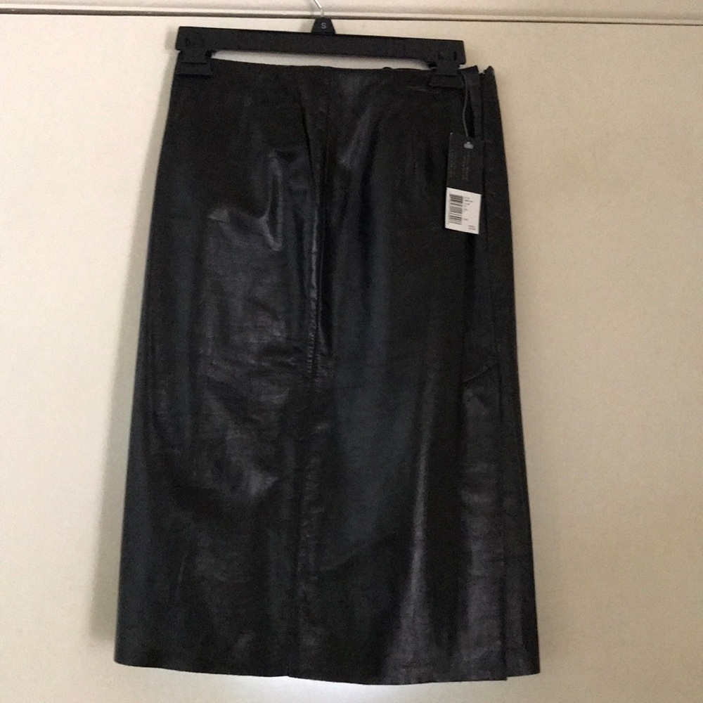 Kenneth Cole Leather skirt. Brand new with tags.